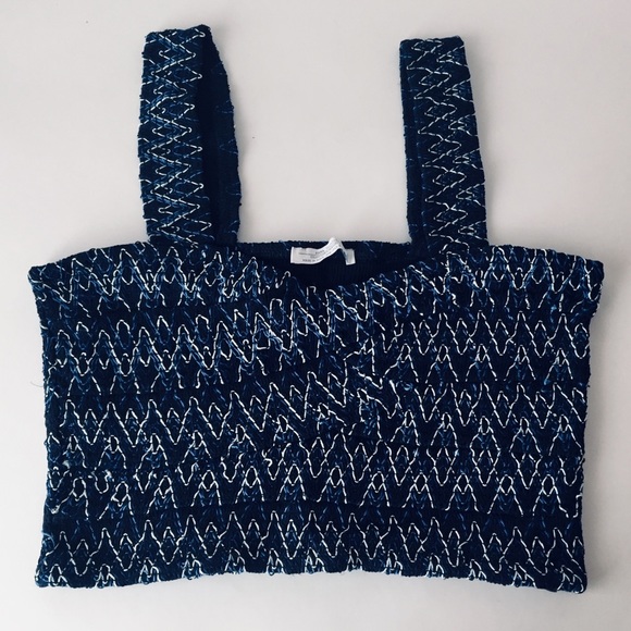 ✨ZARA✨Zig Zag Crop Top Tank - Picture 2 of 5